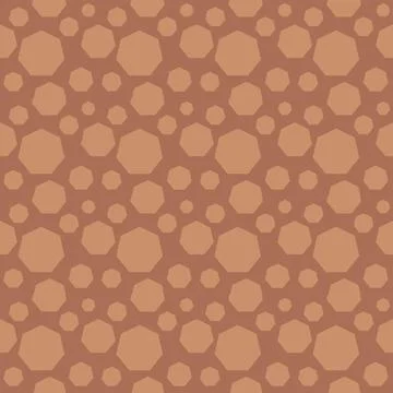 Brown Circles Pattern Design Element Illustrazione stock