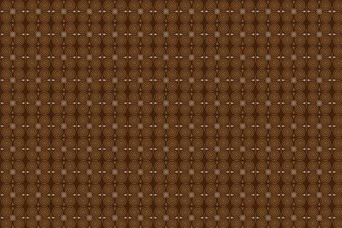 Brown Circular Grid Pattern Background Abstract Geometric Mesh Texture Stock Illustration