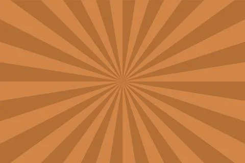 Brown classic retro striped background. Vintage radial art print. Abstract .. Illustrazione stock