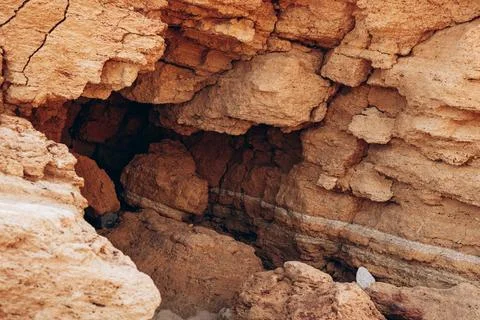 Brown cliff rock formations Textures and patterns backgrounds Stock Photos