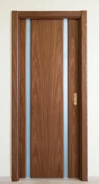 Brown closed door Stock Photos