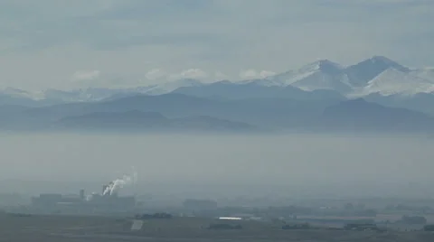 Brown Cloud Stock Footage 54745043