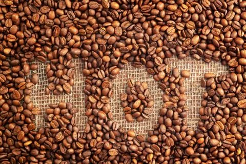 Brown coffee, background Stock Photos