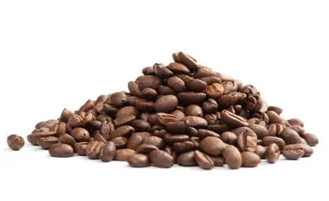 Brown coffee beans Stock Photos