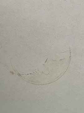 Brown Coffee Cup Ring Stain On Light Table Surface Stock Photos