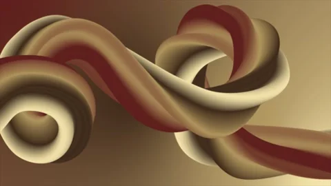 Brown  color 3d twisting rope background Stock Footage 221512684