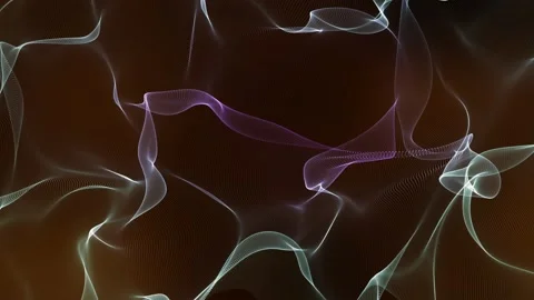 Brown color gradient background line wave animation Stock Footage 166424532