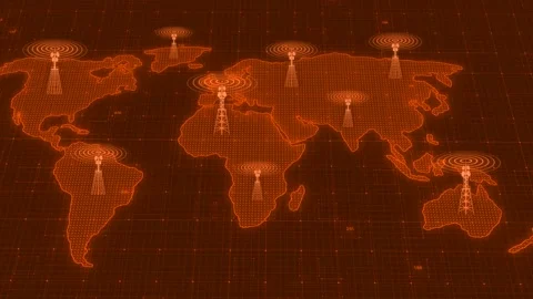 World Map Brown Stock Video Footage | Royalty Free World Map Brown ...