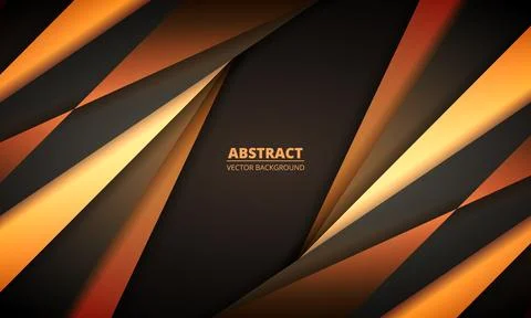 Brown colored modern abstract background design with diagonal lines geometric Stock Illustration