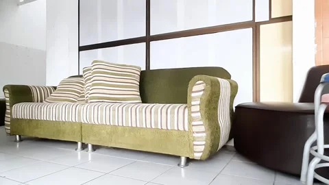 Brown Colored Sofa Stock Footage 305924850