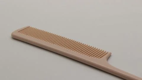 Brown comb isolated Stock Photos