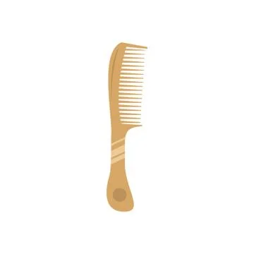 Brown Comb Object Illustration Stock Illustration