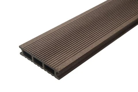 Brown Composite Decking Board Stock Photos