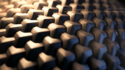 Brown cotton cloth surface moves Stock Footage 49667461