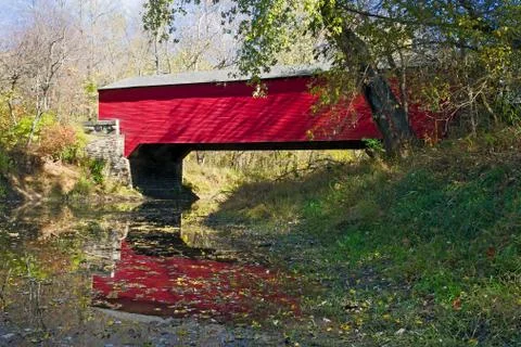 Brown County Covered Bridge Stock Photos