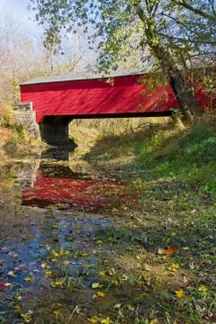 Brown County Covered Bridge Stock Photos