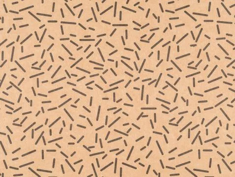 Brown craft paper with a stroke pattern Stock Photos