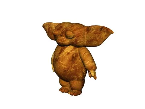 Brown cuddly bear in the nursery Stock Illustration