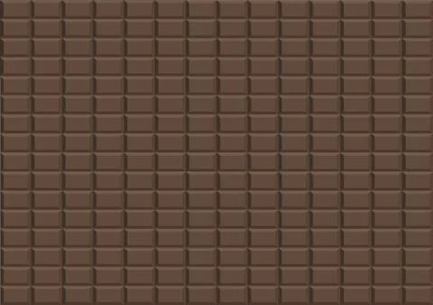 Brown dark chocolate design background Ilustração Stock