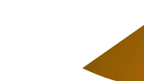 Brown diagonal triangular shape in the corner Stock Illustration