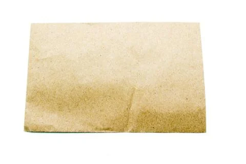 Brown document envelope isolated Stock Photos
