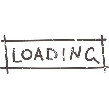 Brown doodle loading button icon elements. Ai interface illustration Stock Illustration