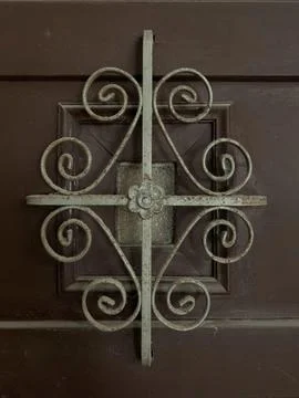 Brown door Stock Photos