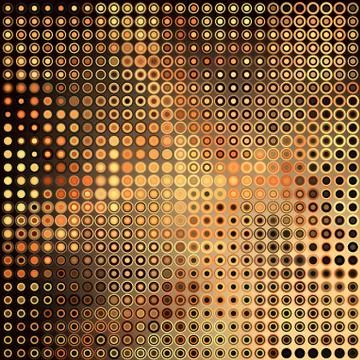 Brown dots Stock-Illustration