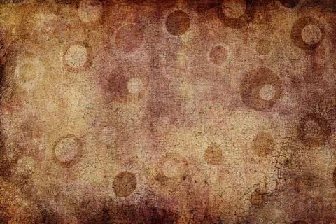 Brown Dots Texture with Craquelures Stock-Illustration