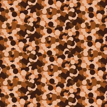 Brown Dotted Abstract Background - Vector Illustration イラスト素材