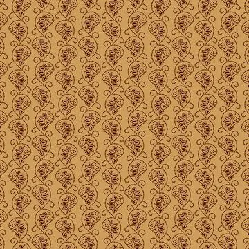 A brown dotted pattern on a tan background Stock Illustration