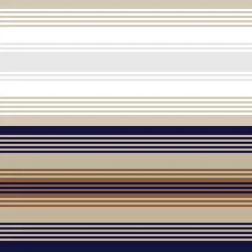 Brown Double Striped seamless pattern design Stock Illustration