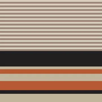 Brown Double Striped seamless pattern design Illustrazione stock