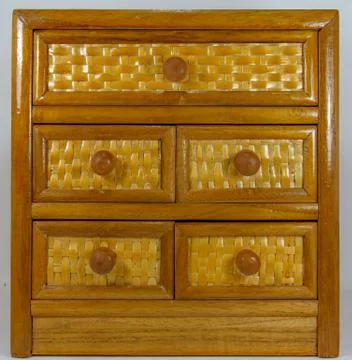 Brown drawers Stock Photos