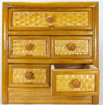 Brown drawers Stock Photos