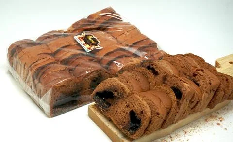 Brown dry bread Foto stock