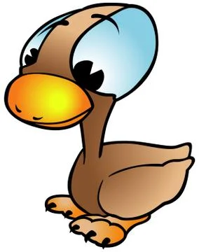 Brown Duck Stock Illustration