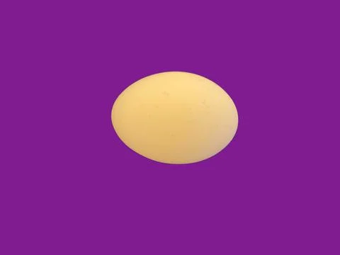 Brown egg on purple background Stock Photos