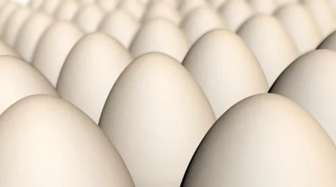 Brown eggs animation, easter eggs Stock Footage 45725754