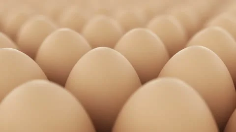Brown eggs loopable. Stock Footage 21539890