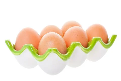 Brown eggs Foto stock