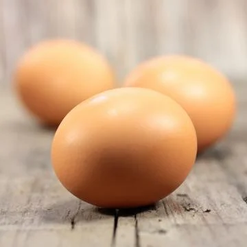 Brown eggs Stock Photos