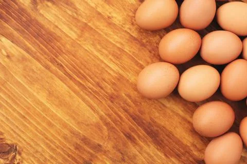 Brown eggs Stock Photos