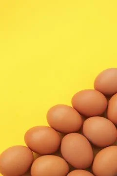 Brown eggs Stock Photos