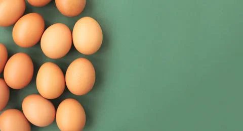 Brown eggs Stock Photos
