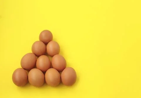 Brown eggs Stock Photos