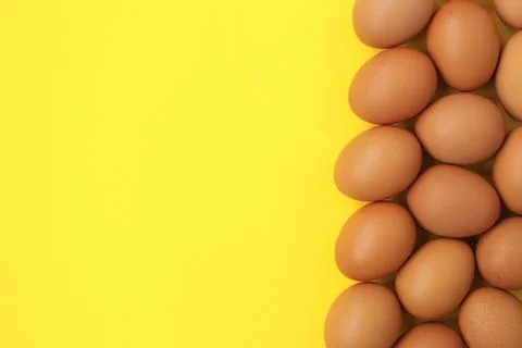 Brown eggs Stock Photos