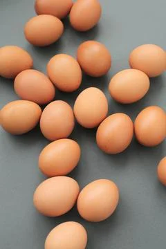 Brown eggs Stock-Fotos