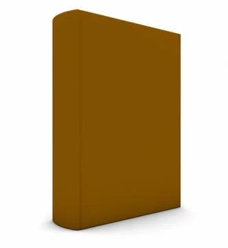 Brown empty book Stock Illustration