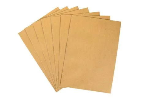 Brown envelope Stockfoto's